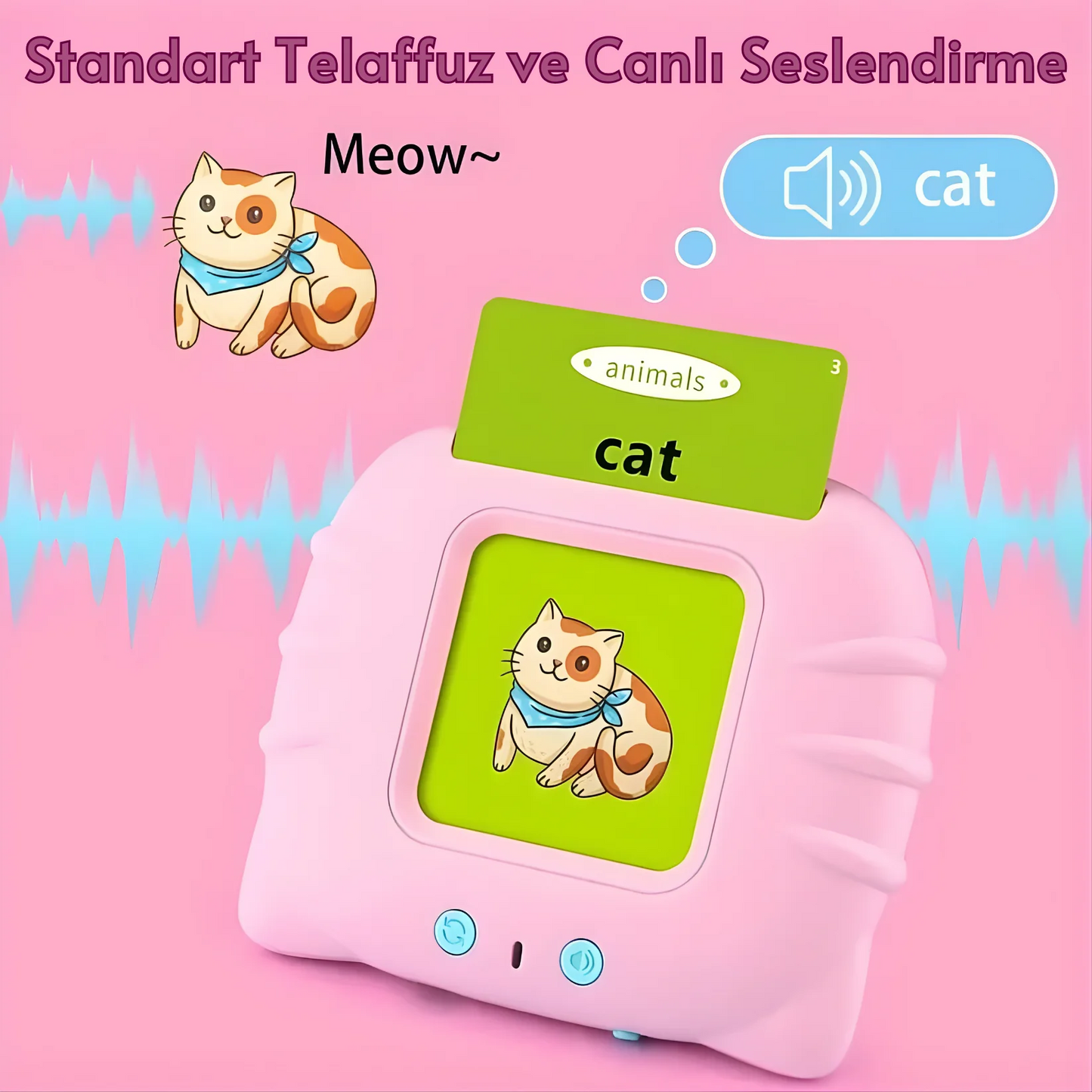 Çocuk İngilizce Öğrenme Kartları